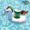 Porte canette gonflable licorne