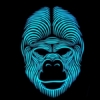 Masque LED gorille